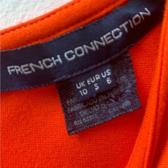 French Connection Reddish Orange Sleeveless Dress - Picture 8 of 9